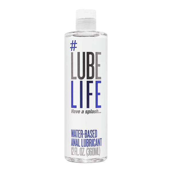 LubeLife Water Based Lubricant for Men and Women - Anal (12 Fl Oz)