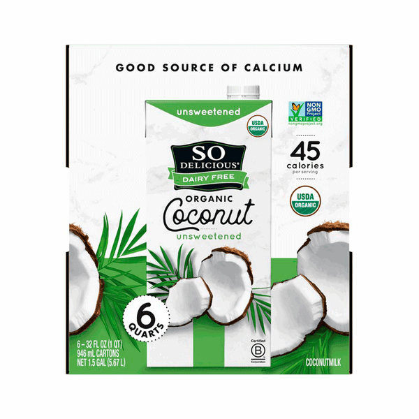 So Delicious Organic Coconut Milk (6 PK - 32 FL OZ)