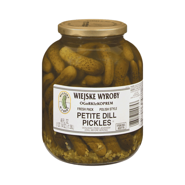 Wiejske Wyroby Petite Dill Pickles - 46 OZ